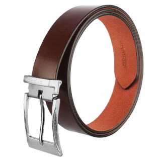 Men's Genuine Leather Belt |Pin buckle | Brown